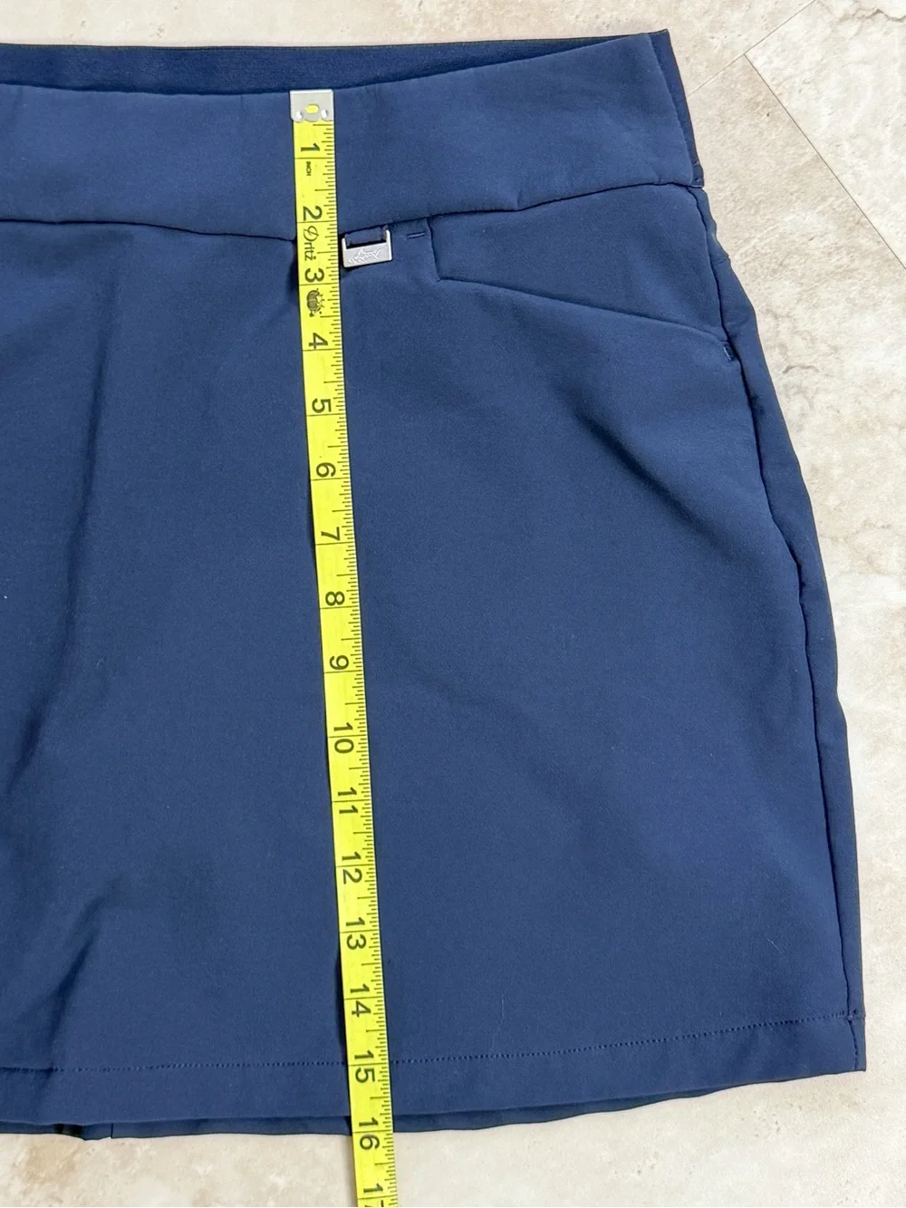 Greg Norman Play Dry Navy Blue Golf Skort Built In Shorts Women’s M Athleisure